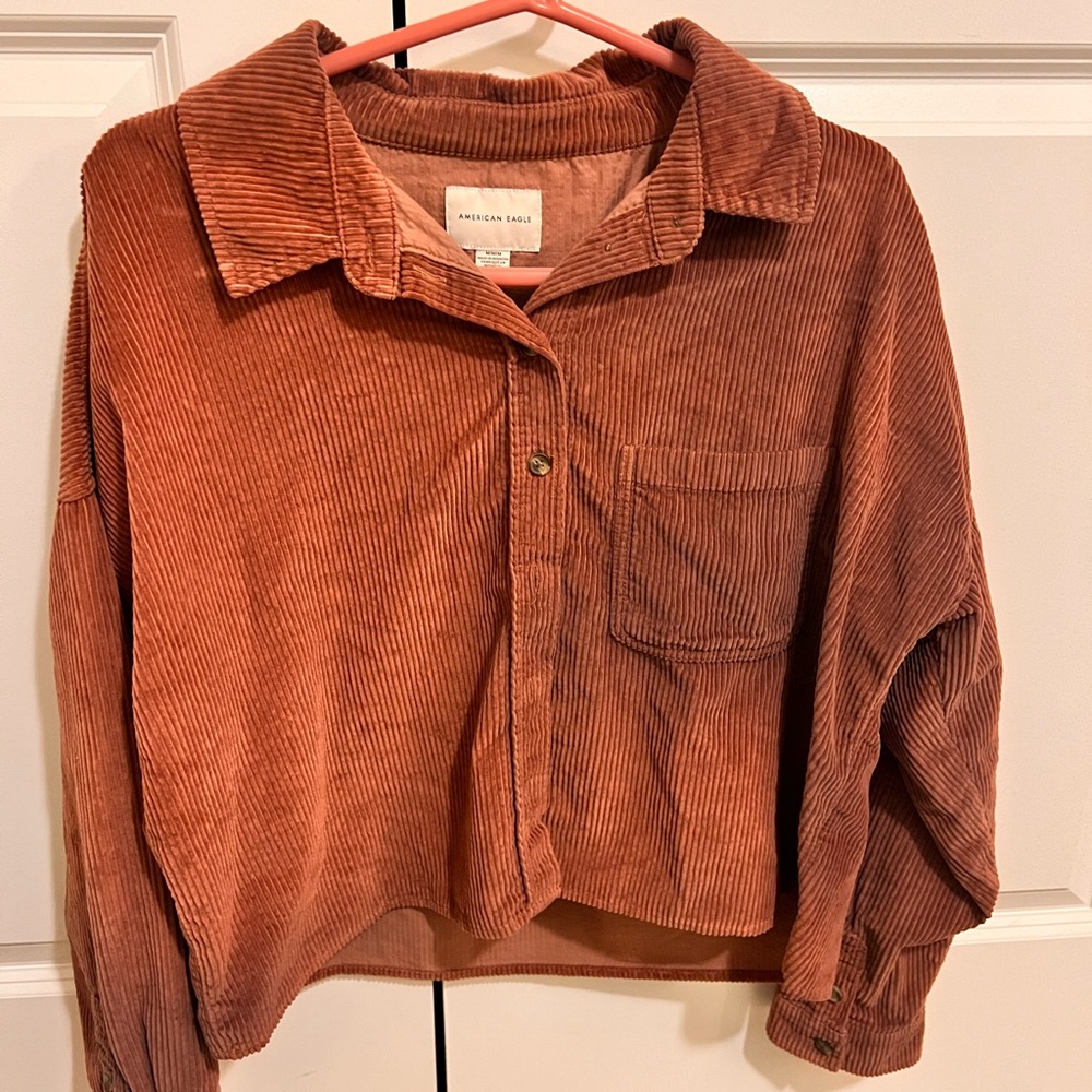 corduroy cropped top